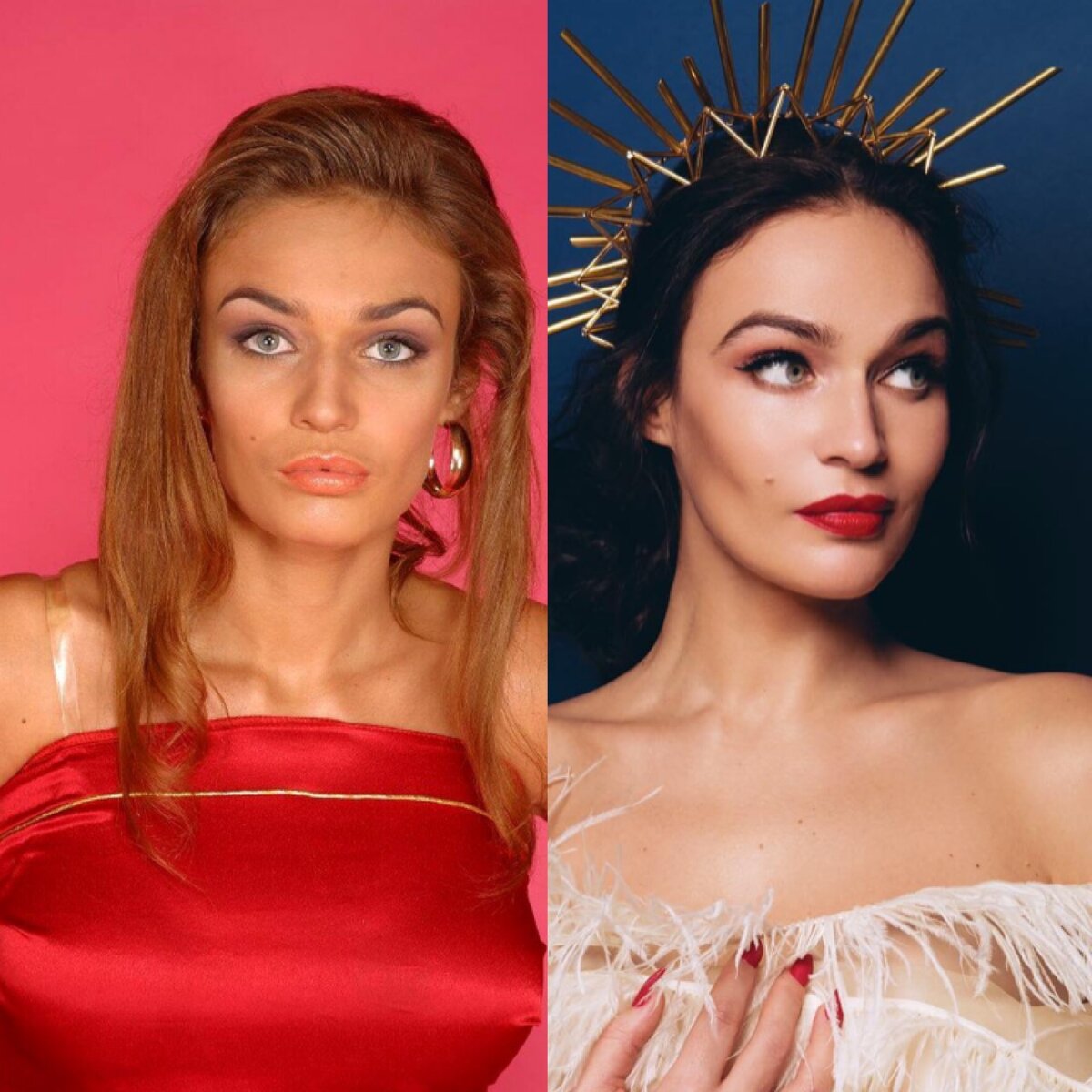 Эволюция макияжа Алёны Водонаевой : из 2005 в 2019