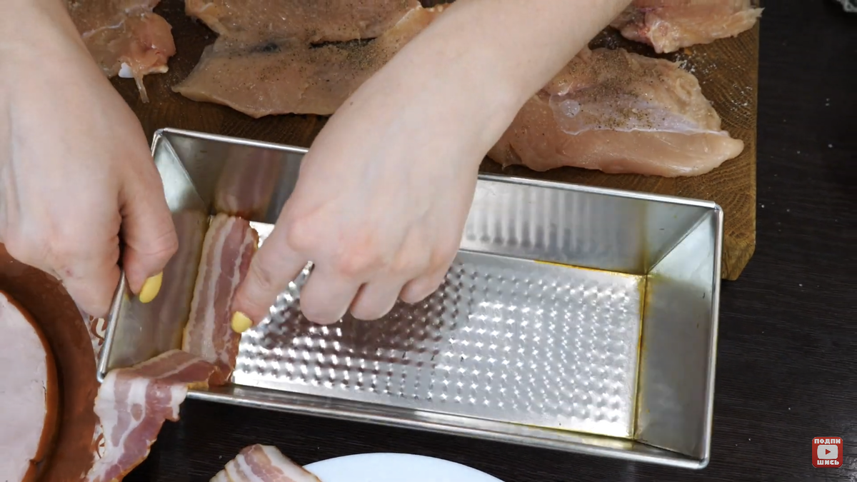Интересная закуска на Новый год. Мясной хлеб
