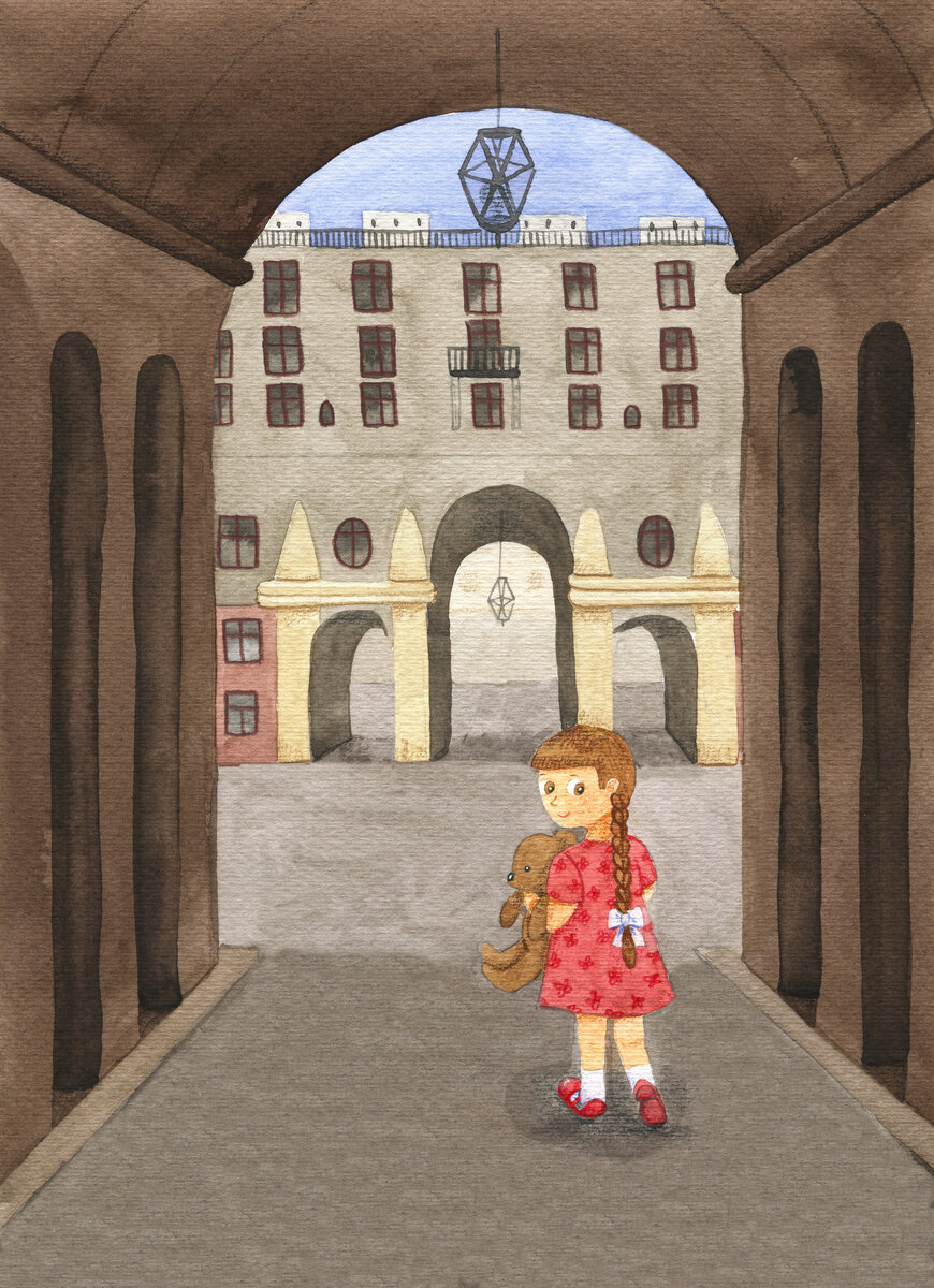 Иллюстрация к книге «Моё детство — Ленинград» автор Вероника Благодарева