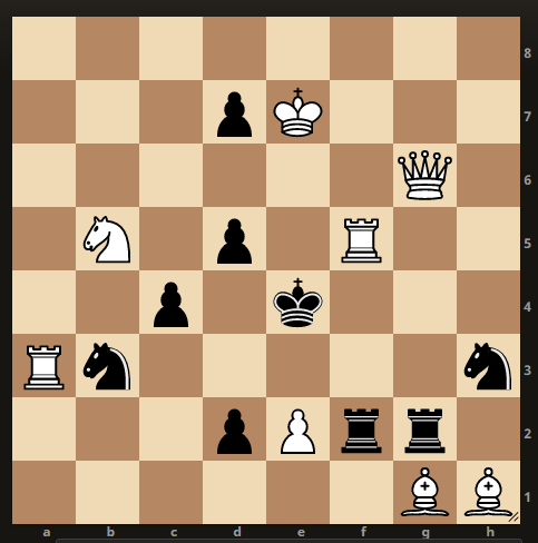 Рисунок 1. Ход белых