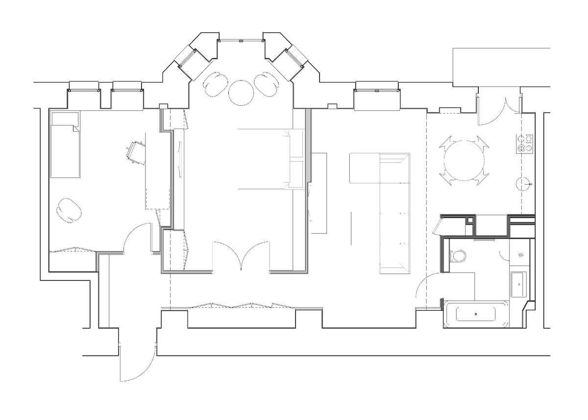 План квартиры после перепланировки