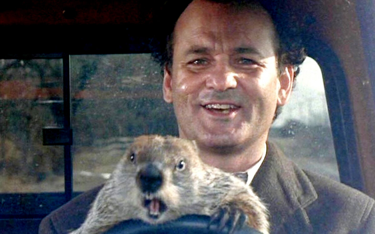 Скриншот из х/фильма "День сурка"