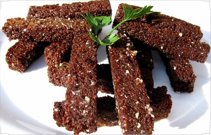 Домашние чесночные гренки