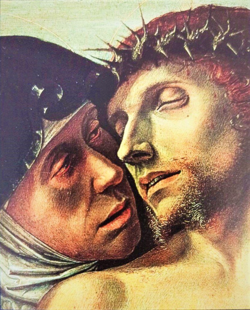 "Пьета", фрагмент, 1460 год, Джованни Беллини  