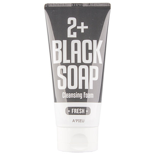 Пенка для умывания `A`PIEU` 2+ Black Soap