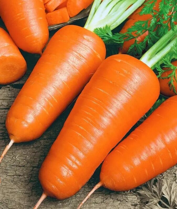 Морковь - зрение