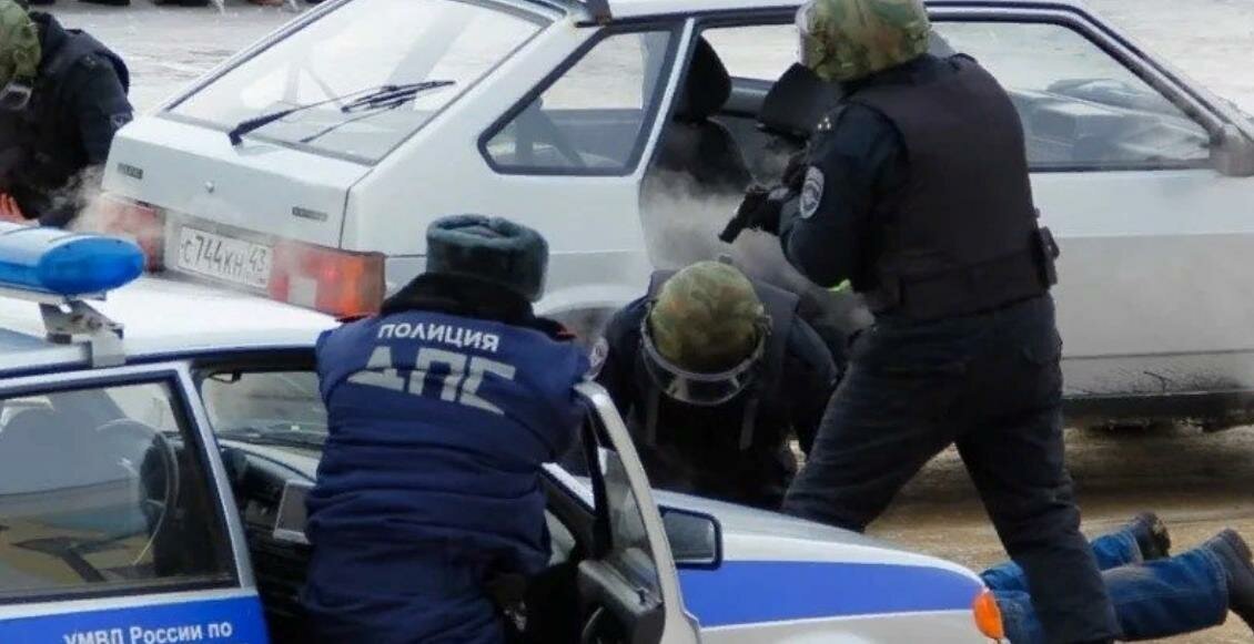 Учения сотрудников Полиции