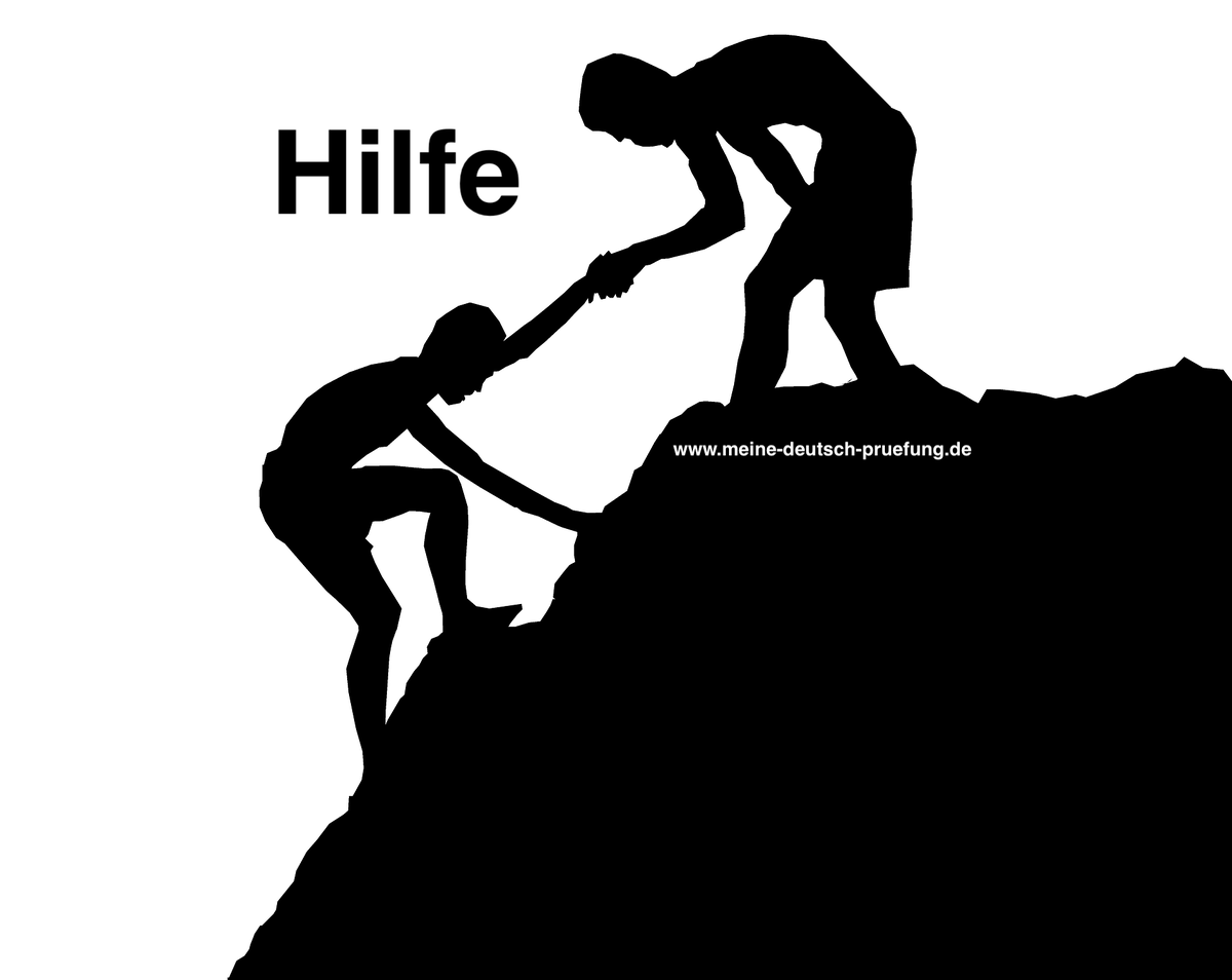 Einer hilft dem anderen.