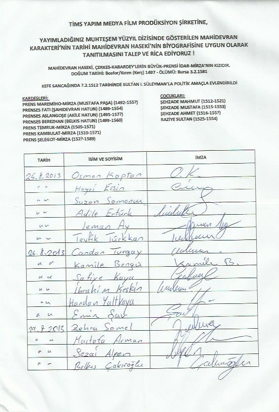 Сбор подписей, образованный Мелике