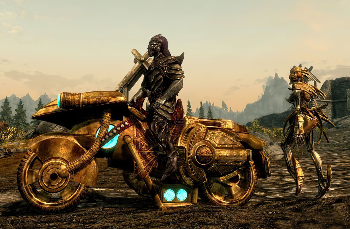 Двемерский мотоцикл