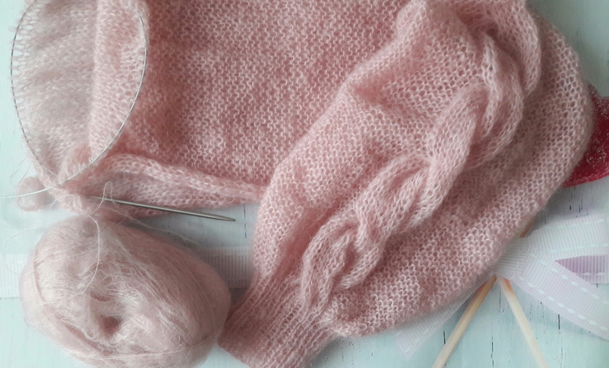 Связала ровно половину!