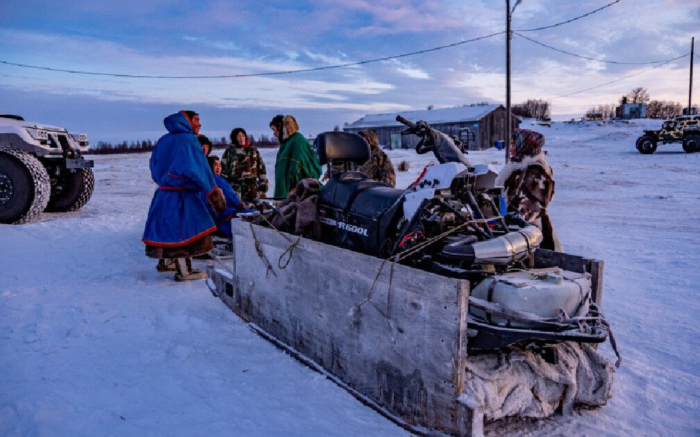 Снегоход на Таймыре