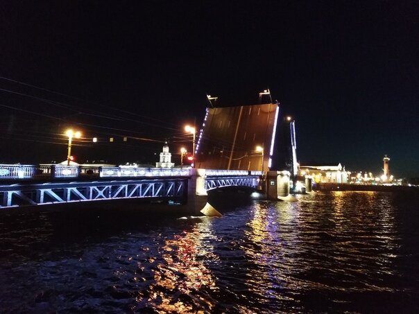 Фото автора. Питер. Дворцовый мост.
