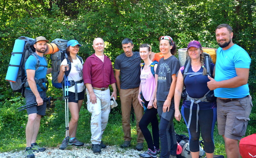 поход на гору Большой Тхач