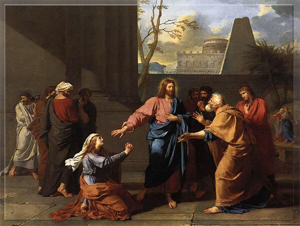Жан-Жермен Друэ. Христос и жена-хананеянка