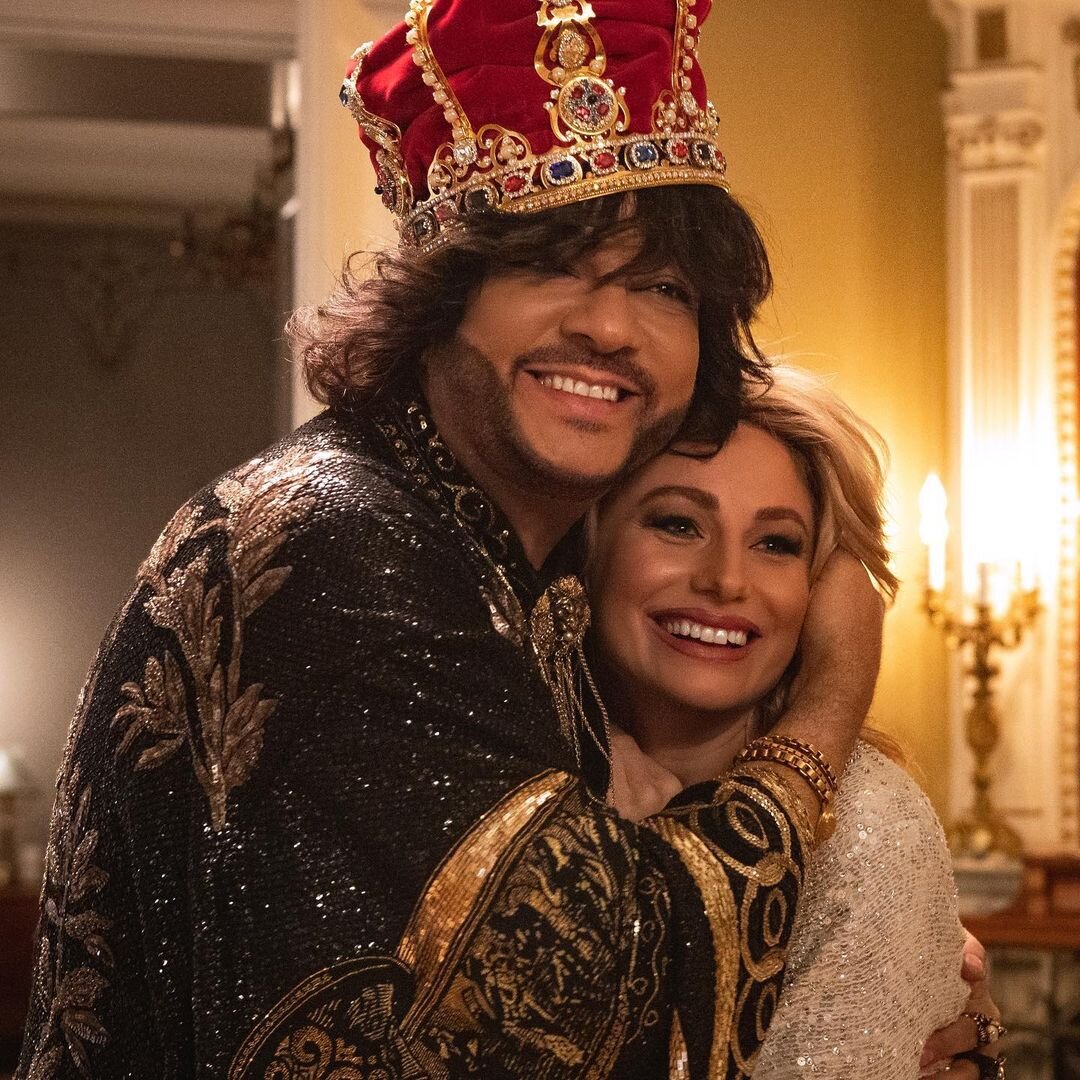 Филипп Киркоров и Наталья Гординко в новогодней фотосессии Космополитен Россия. Фото: instagram Натальи Гордиенко @natalitsa