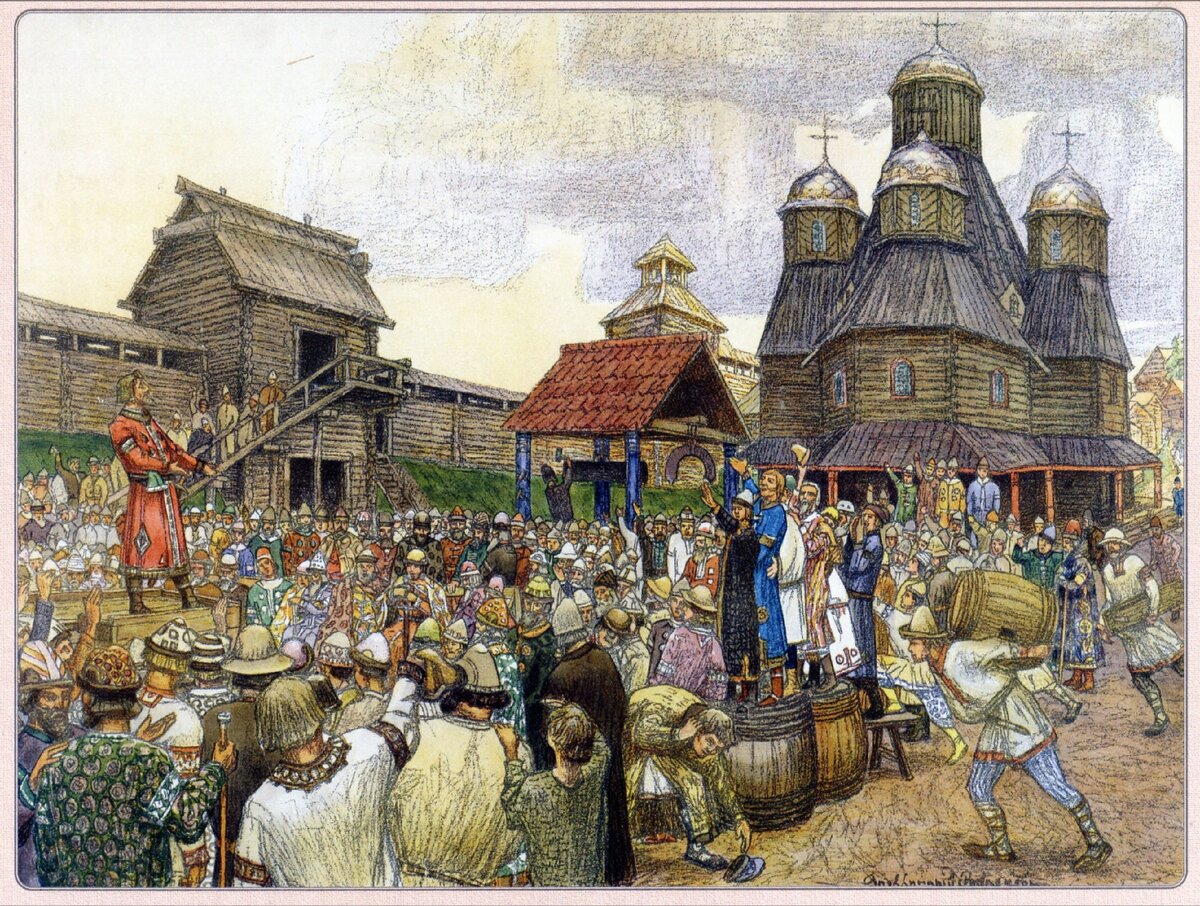 А. Васнецов "Псковское Вече" 