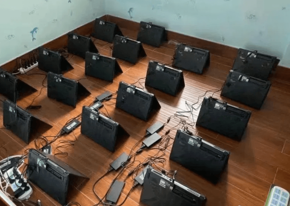 Китайские фермы для добычи криптовалюты.