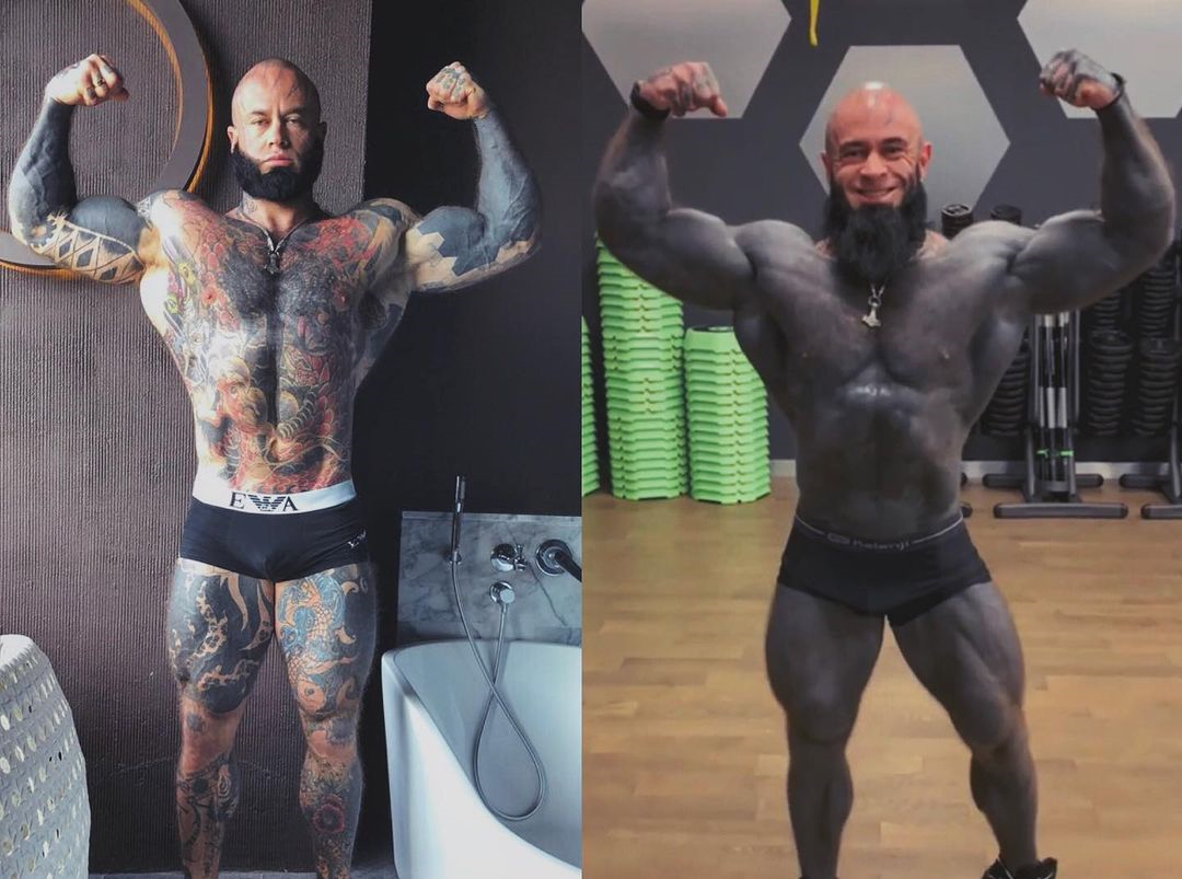 До BlackWork и после.