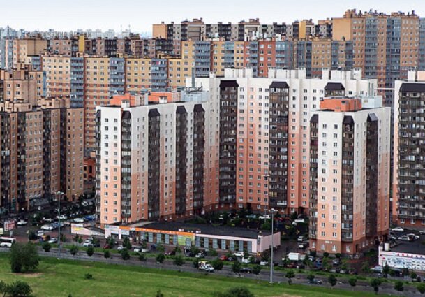 Плотная застройка в Кудрово