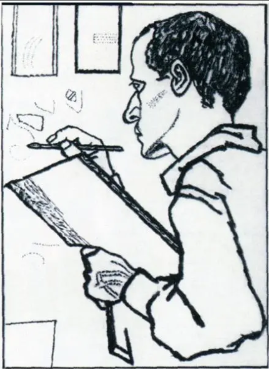 Павел Филонов. Живописец. Автопортрет. 1925