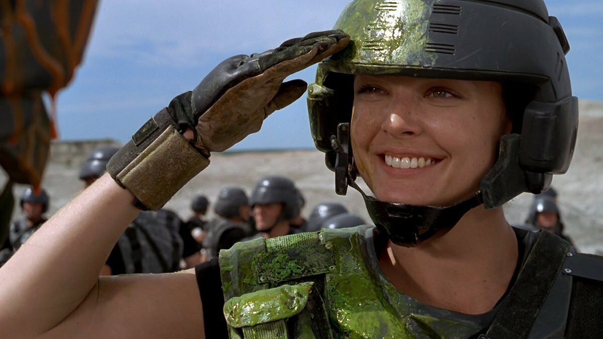 Звездный десант конкурс. Звездный десант Starship Troopers 1997. Диззи Флорес Звёздный десант.