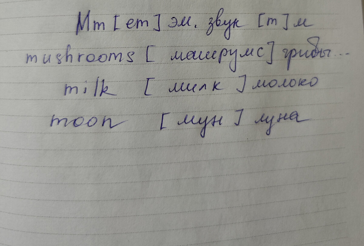 То есть изучается одна буква и выписываются слова, начинающиеся на нее (до 25 слов, больше дошкольники не брали за урок).