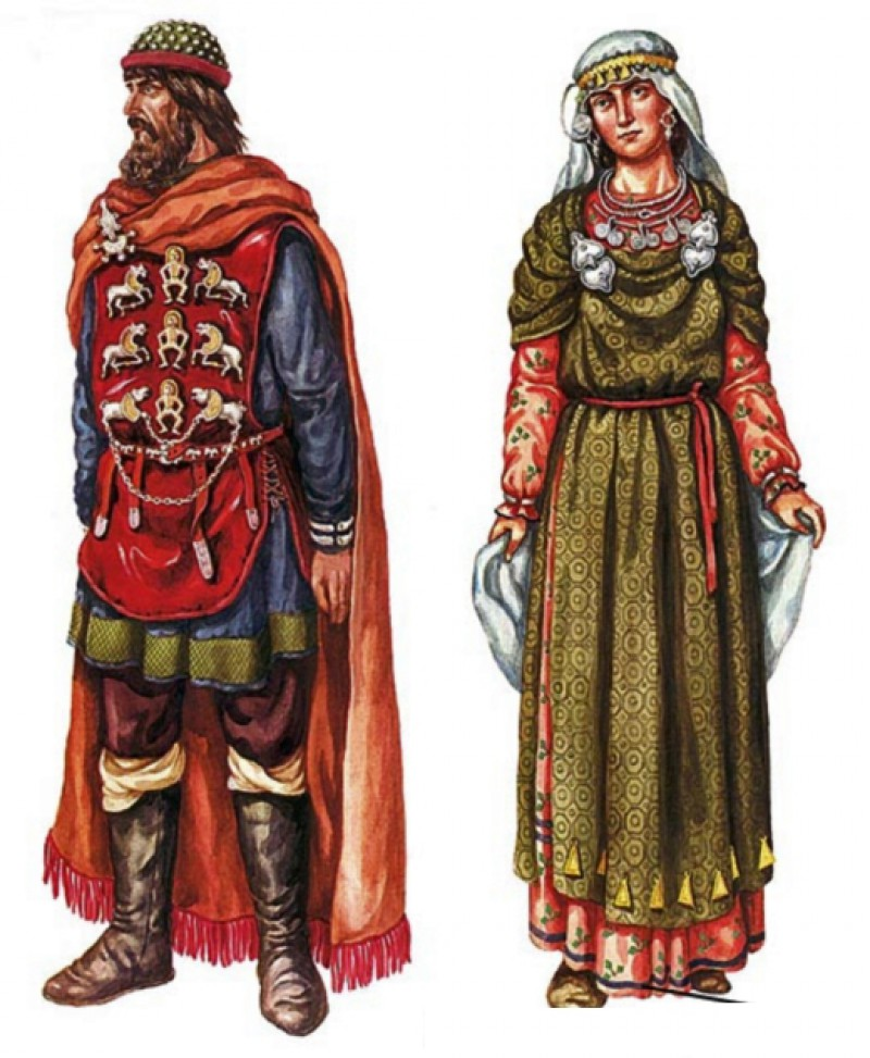 Одежда славян древней руси