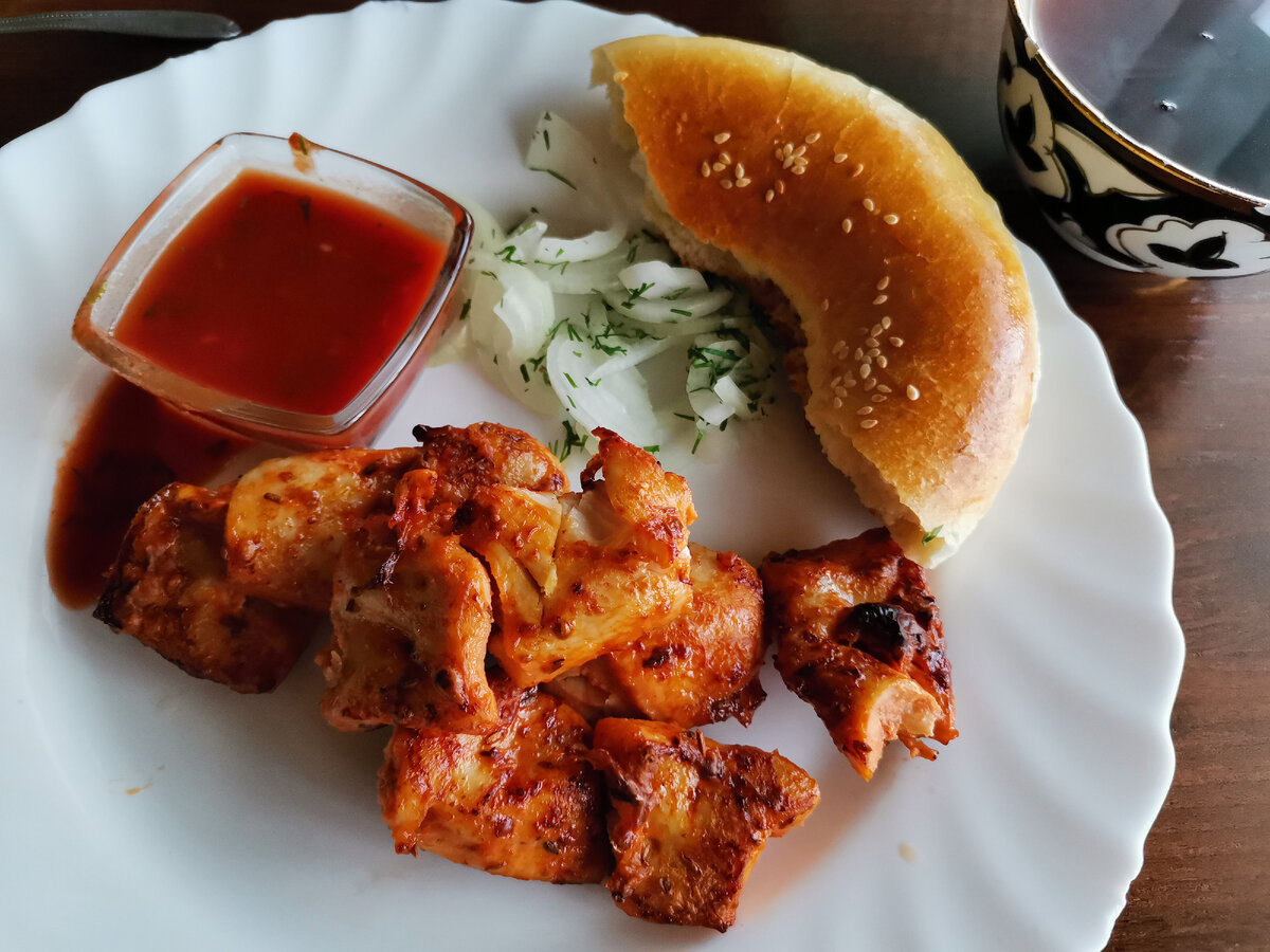 Обед в чайхане. Фото автора.