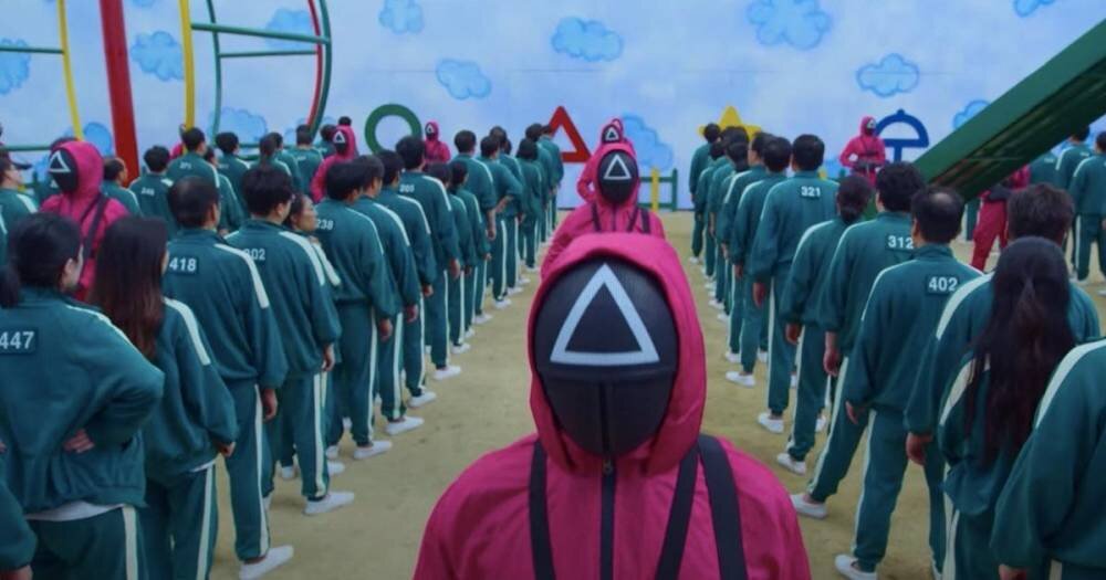 Кадр из сериала "Игра в кальмара"