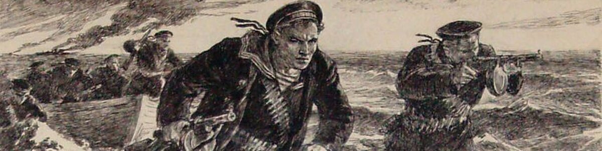 Овладевший керчью десант союзников разграбили город. Петергофский десант 1941. Петергофский морской десант. Морской десант в октябре 1941 года в Петергофе.