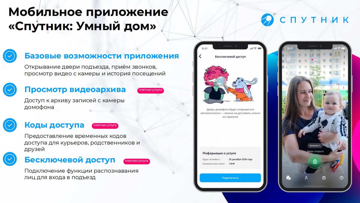 домофония Спутник