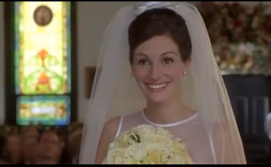 Скрин-кадр из к/ф «Сбежавшая невеста»