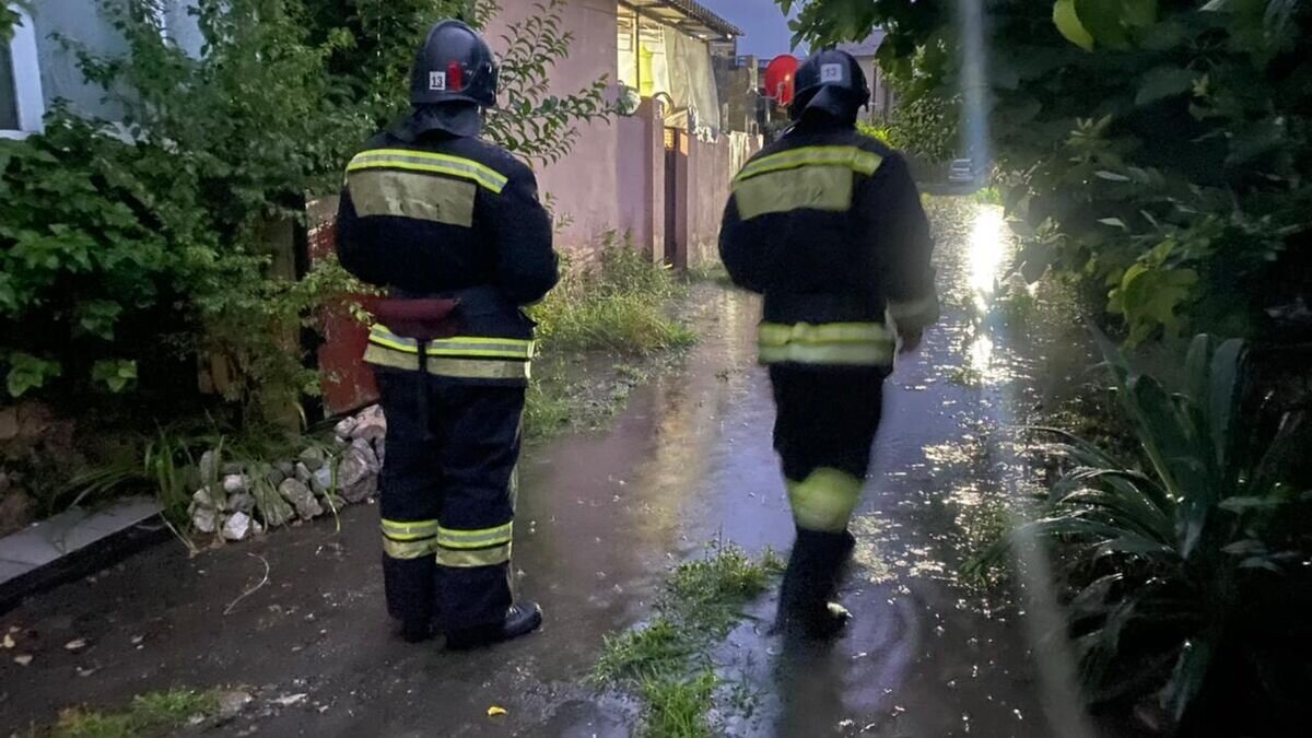     Ликвидация последствий прохождения комплекса неблагоприятных метеоявлений в Сочи© Фото : ГУМЧС России по Краснодарскому краю