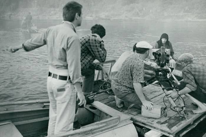 На съемках «Андрея Рублева» | Фото: story.ru 