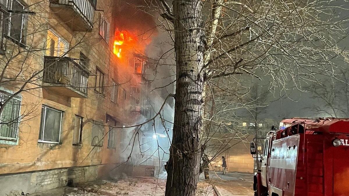    Пожар в Павлодаре:ДЧС Павлодарской области