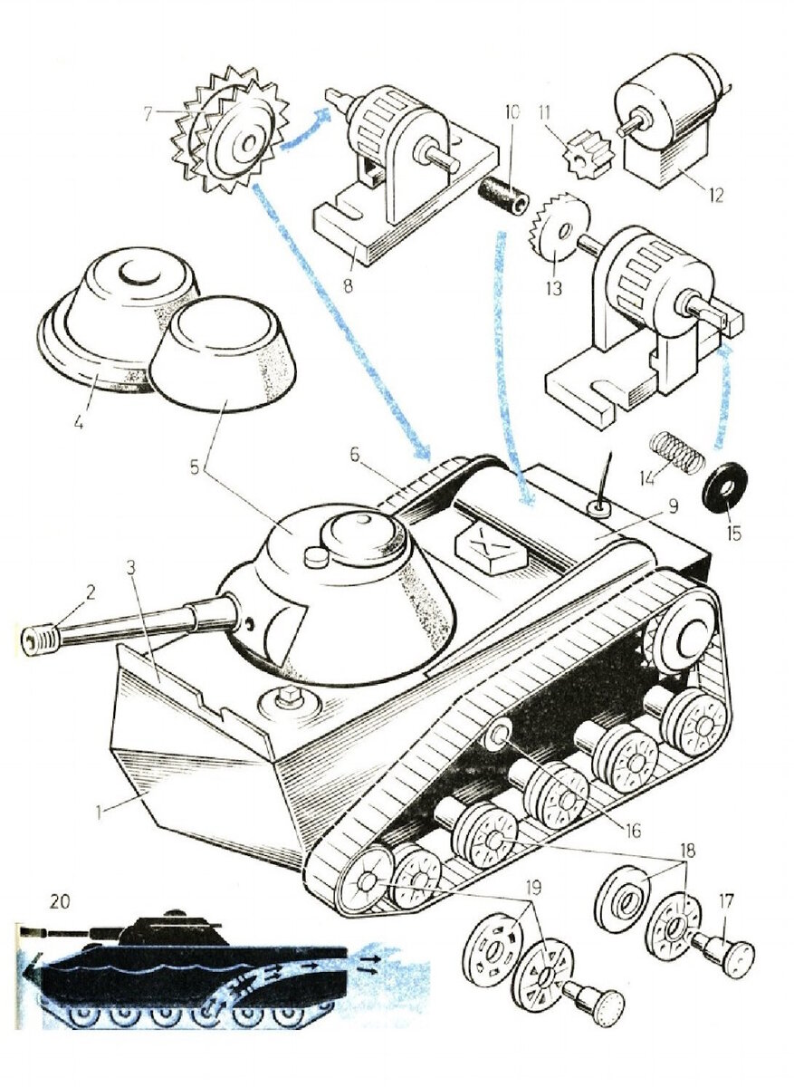 Как сделать гусеницы для Т-80 в масштабе 1/72