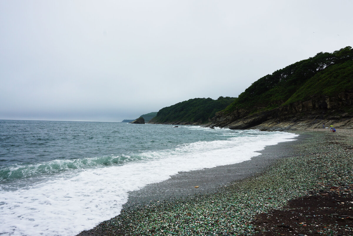 Пляж бухты Стеклянная, Владивосток