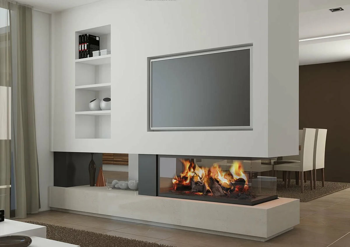 Преимущества дровяных каминов