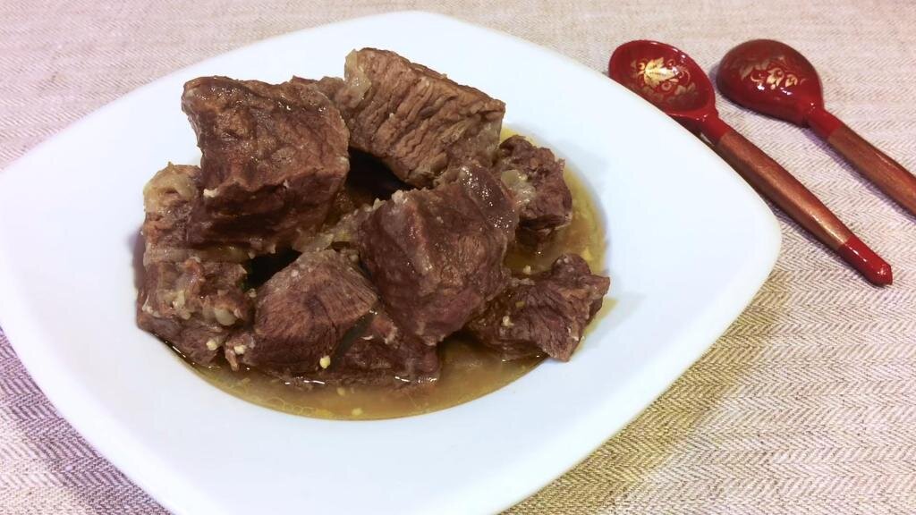 Мясо по кремлевски рецепт из говядины с фото
