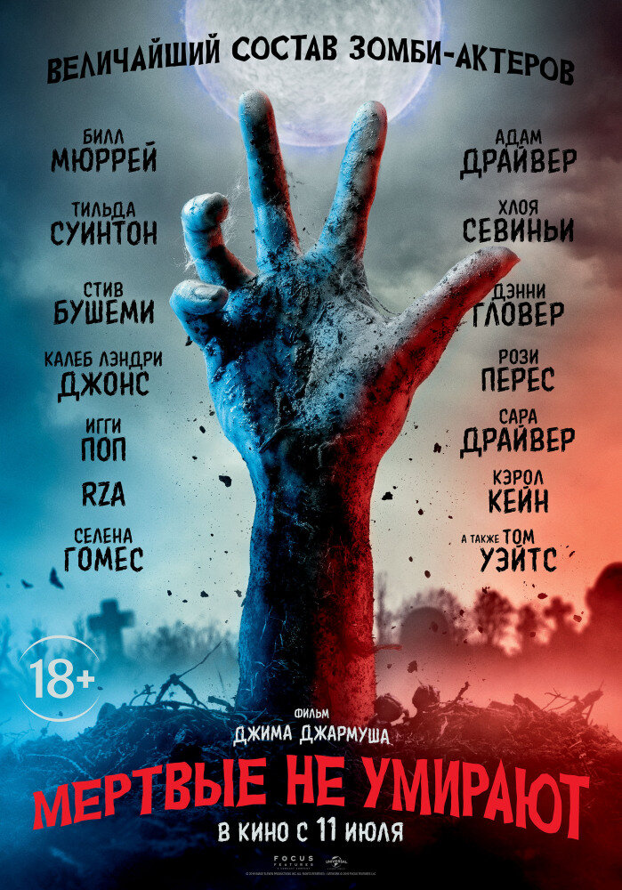 Постер фильма "Мёртвые не умирают", источник КиноПоиск