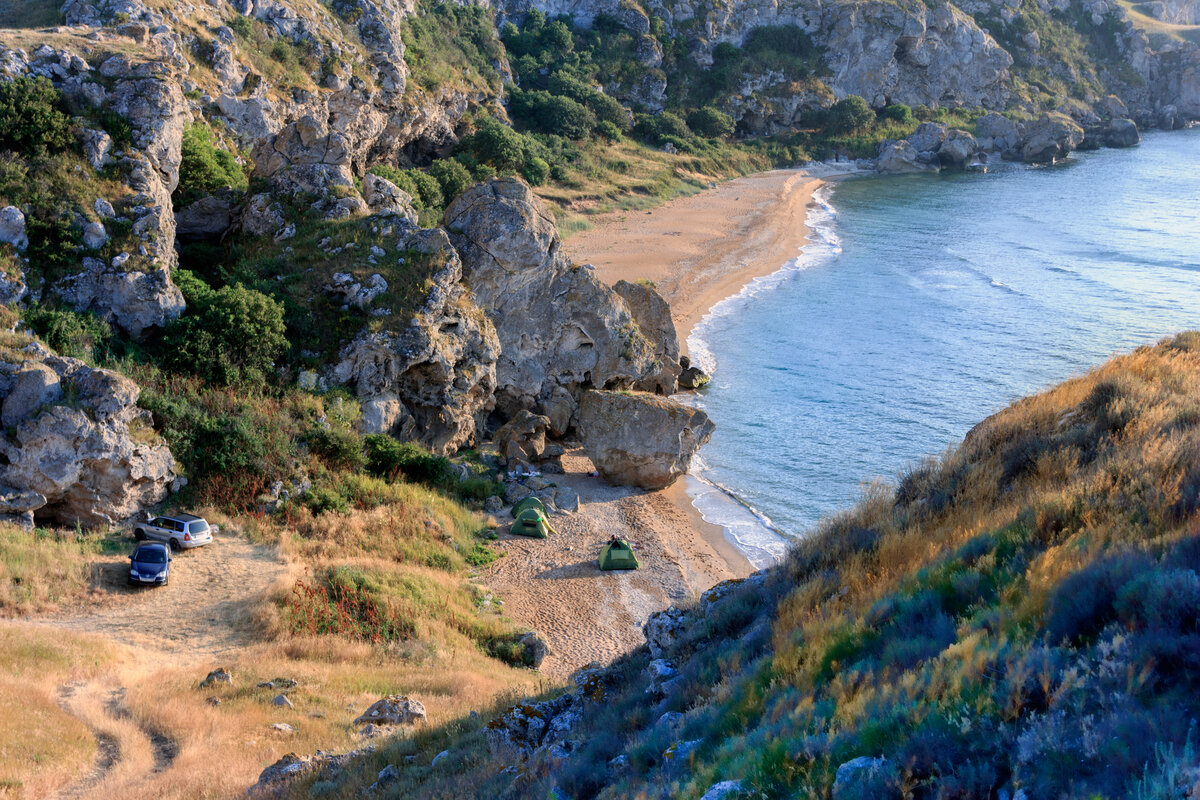 Генеральские пляжи в Крыму Судак