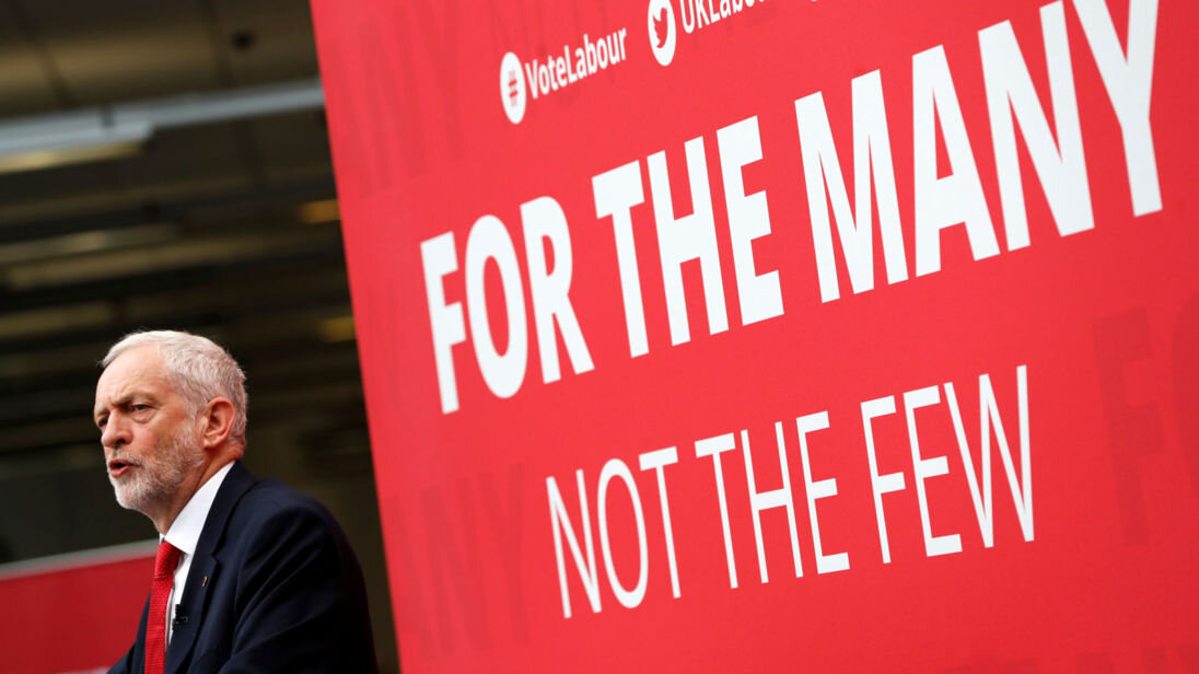 Джереми Корбин и слоган его программы