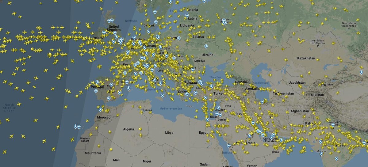 Источник: Flightradar24.com