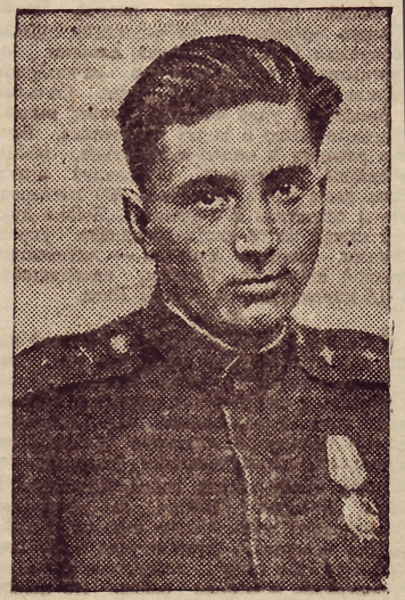 Владимир Гуляев в газете «Советский сокол»