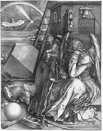 А. Дюрер. Меланхолия. 1514 год. https://commons.wikimedia.org/wiki/File:D%C3%BCrer_Melancholia_I.jpg#/media/File:Dürer_Melancholia_I.jpg