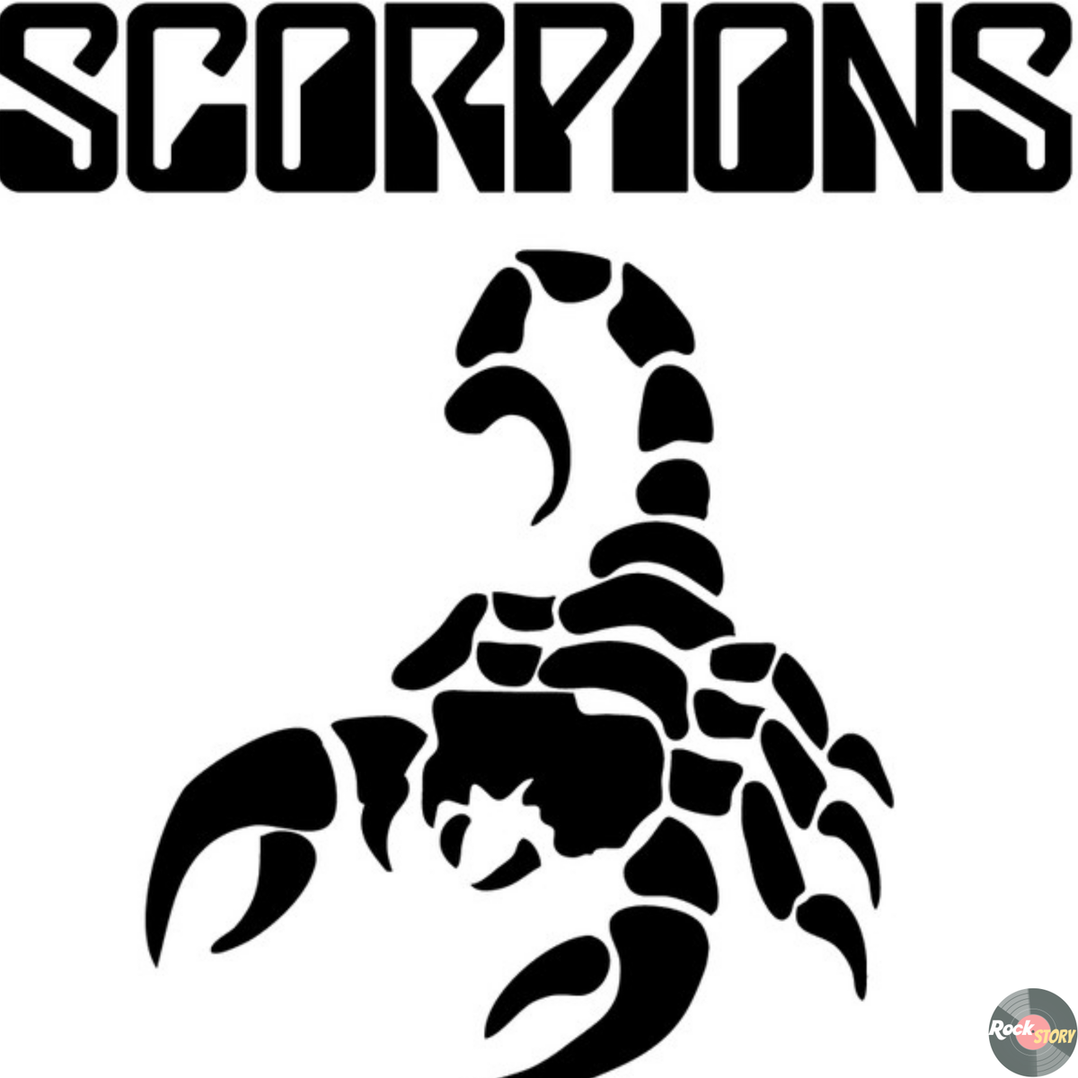 На фотографии: логотип группы Scorpions.