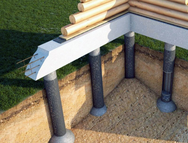 Свайно-ростверковый фундамент