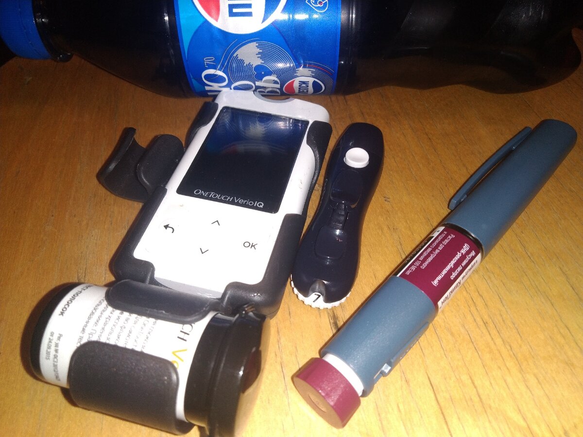 Обычный набор современного диабетика