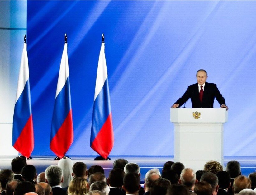 Фрагмент выступления Владимира Путина